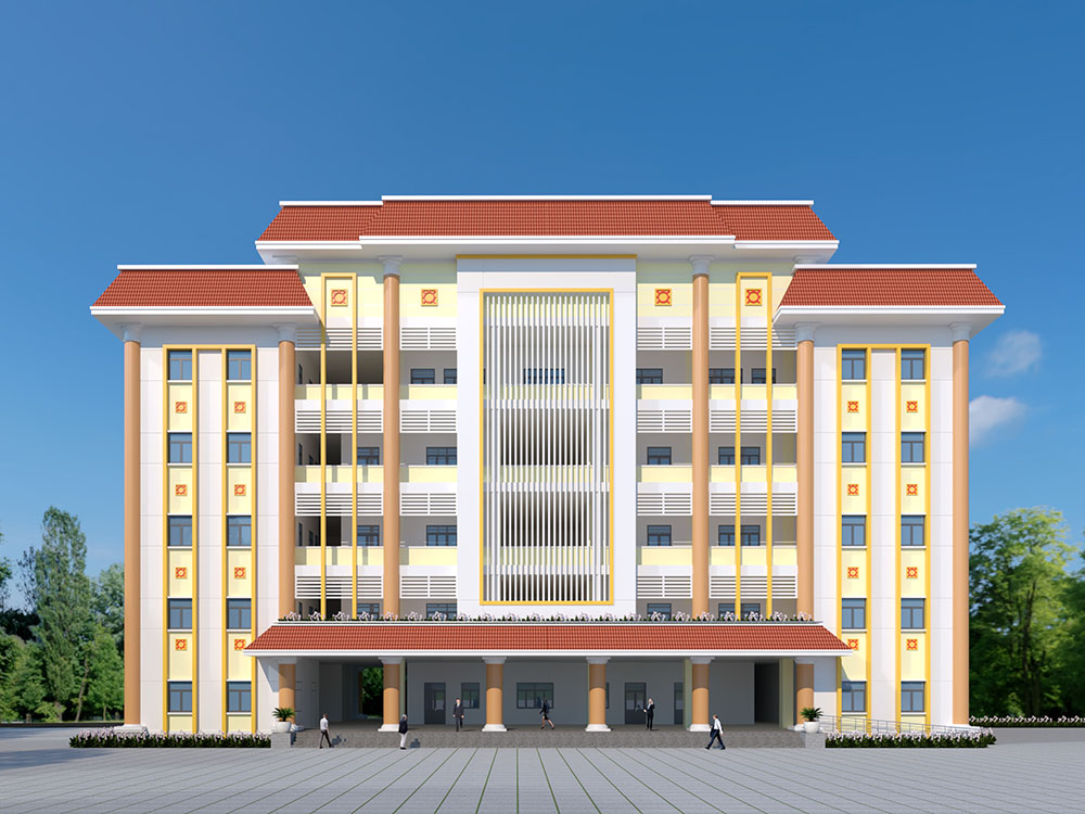 Phối cảnh Trường Chính trị Tôn Đức Thắng